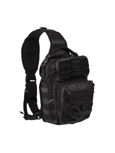 Рюкзак однолямочный Assault Pack 10L Tactical Black | Mil-Tec