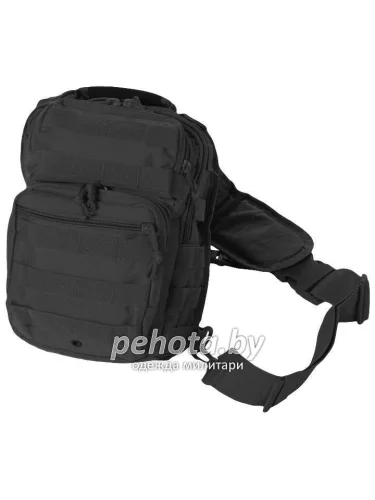 Рюкзак однолямочный Assault Pack SM Black | Mil-Tec