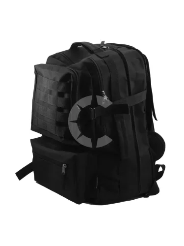 Рюкзак-трансформер тактический 30-40л черный PF-BP-45 | Следопыт