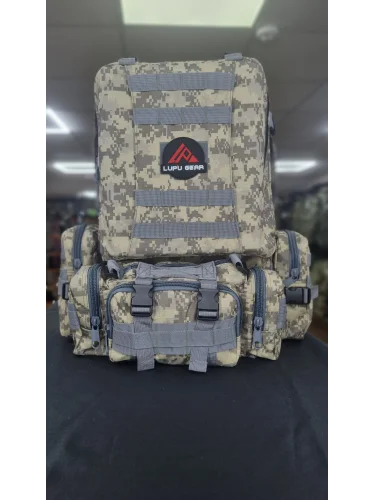 Рюкзак Тактический BL002 с разгрузкой ACU 55L | Lupu Gear
