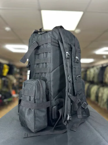 Рюкзак Тактический BL002 с разгрузкой Black 55L | Lupu Gear