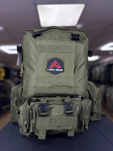 Рюкзак Тактический BL002 с разгрузкой Green 55L | Lupu Gear