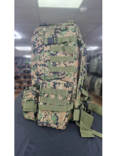 Рюкзак Тактический BL002 с разгрузкой Marpat 55L | Lupu Gear