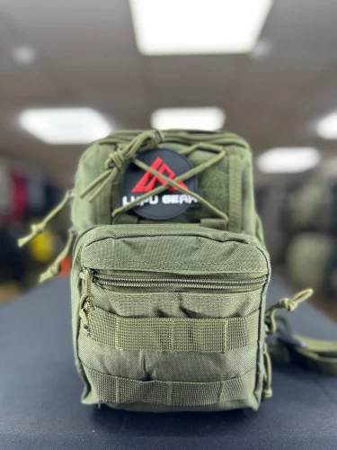 Рюкзак тактический BL050 One Strap Short Green 5L | Lupu Gear