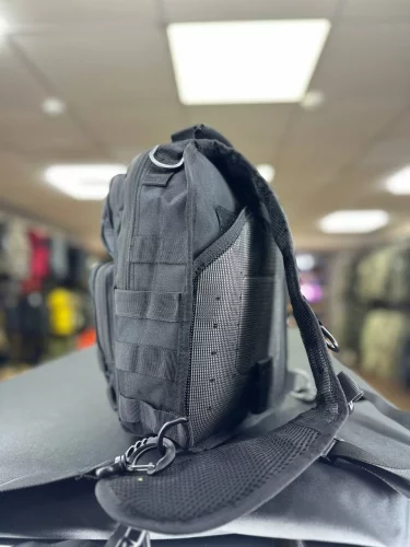 Рюкзак Тактический BL102 One Strap Long Black 12L | Lupu Gear