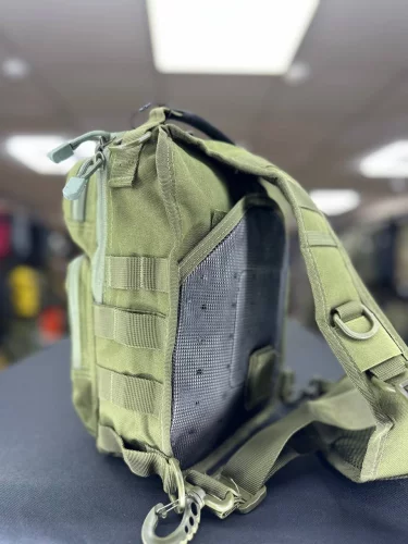 Рюкзак Тактический BL102 One Strap Long Olive 12L | Lupu Gear