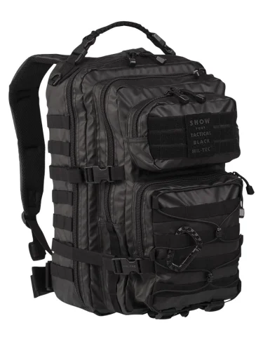 Рюкзак US ASSAULT PACK 25L TACTICAL BLACK | Mil-tec