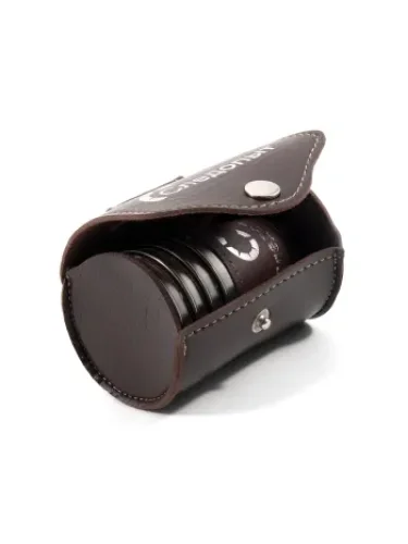 Рюмки 4шт. 60мл в кожаном оплете PF-CWS-P29SET | Следопыт