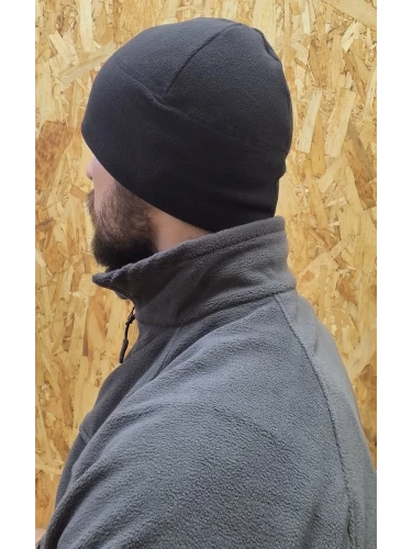 Шапка флисовая Doker Black | Air Stroll