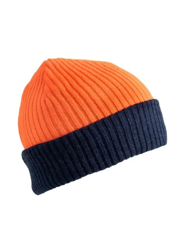 Шапка IRBIS двусторонняя охотничья с отворотом PF-CAP31 оранжевый/серо-голубой | Следопыт