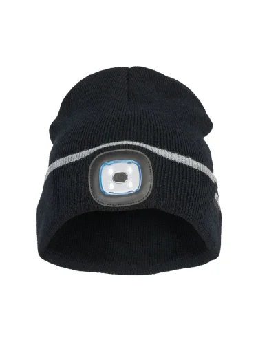 Шапка зимняя c фонарем Discovery led black | Norfin