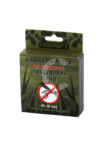 Шашка дымовая от комаров Тихий вечер mini-100 PF-IR-S02 | Следопыт