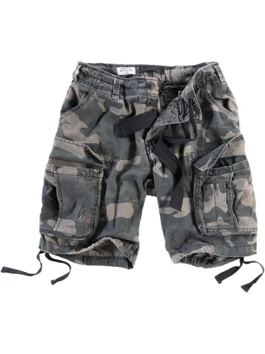 Шорты Airborne Vintage Black Camo | Surplus