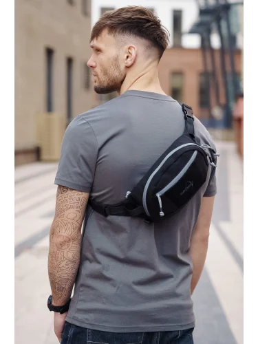 Поясная сумка Bandicoot Black/Shadow Grey | Army Stroll