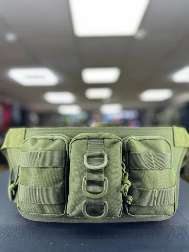 Сумка поясная BL025 3 подсумка 34x16x3см Olive 2L | Lupu Gear