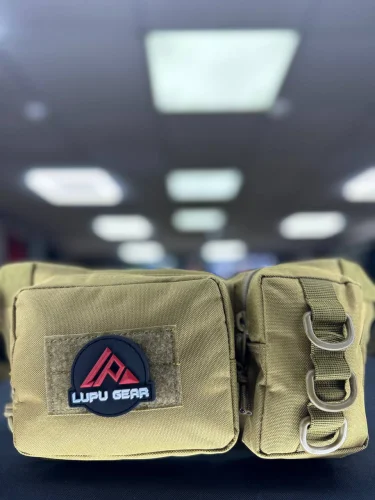 Сумка поясная BL026 2 подсумка 35x16x3см Coyote 2L | Lupu Gear