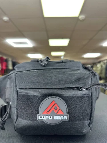 Сумка поясная BL059 1 подсумок Black 2L | Lupu Gear