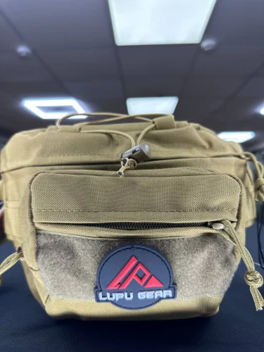 Сумка поясная BL059 1 подсумок Coyote 2L | Lupu Gear