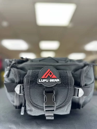 Сумка поясная HY1653 Black 3L | Lupu Gear