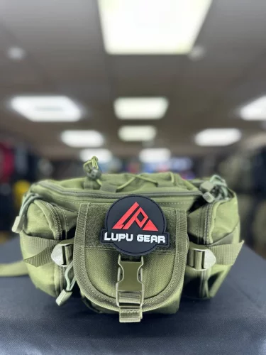 Сумка поясная HY1653 Green 3L | Lupu Gear