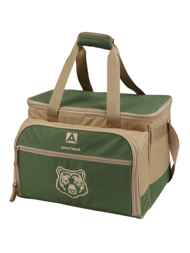 Сумка-холодильник 4100-6 Зеленый с Рисунком | Арктика