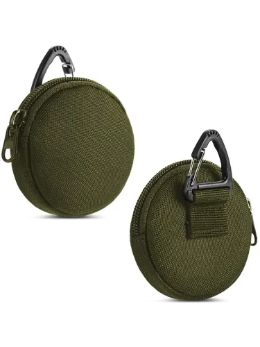 Тактический мини-подсумок на карабине olive | Army Stroll