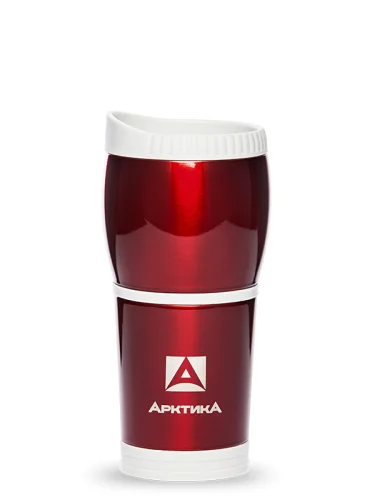 Термокружка автомобильная 400мл 807-400 Красная | Арктика