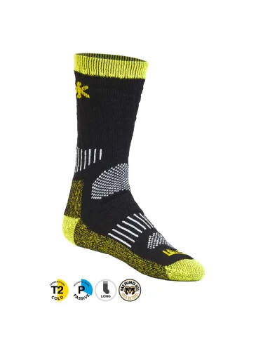 Термоноски Balance Wool T2P Black/Yellow | Norfin