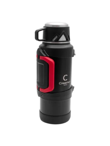 Термос DAKAR 1,9 л со складными ручками черный PF-TM-28 | Следопыт