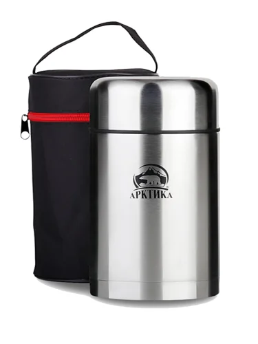 Термос Для Еды В Чехле 500 мл 301-500А Silver | Арктика