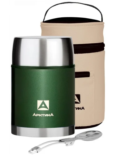 Термос Для Еды в чехле 800 мл 306-800А Синий | Арктика