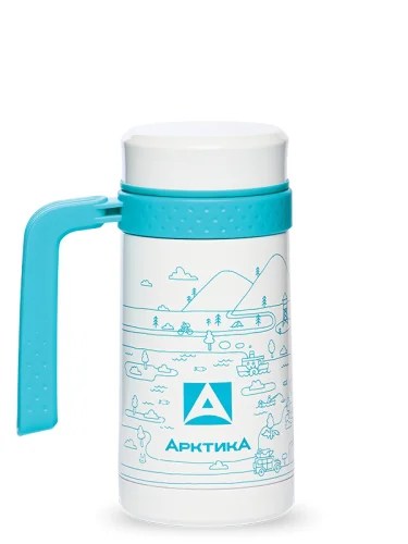 Термос кружка 500мл 412-500 Белый | Арктика