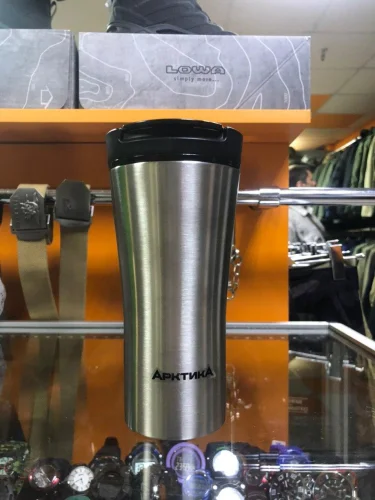 Термос Кружка Автомобильная 500 мл 410-500P Silver | Арктика