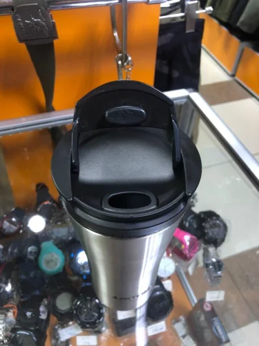 Термос Кружка Автомобильная 500 мл 410-500P Silver | Арктика