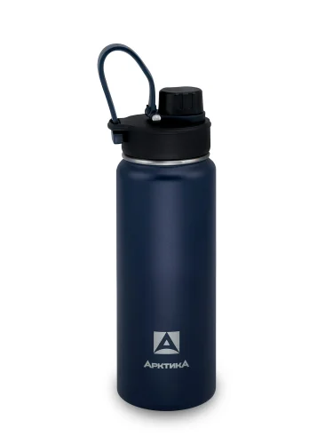 Термос Питьевой с дополнительной крышкой 530 мл 708-530S Синий | Арктика