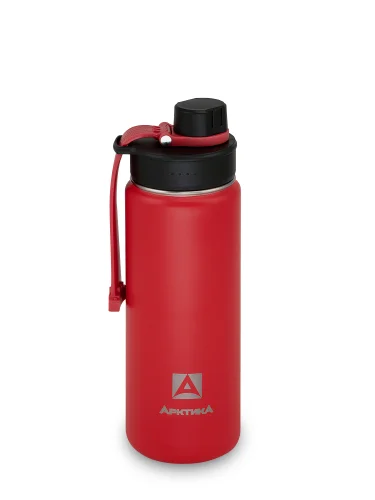 Термос Питьевой с дополнительной крышкой 530 мл 708-530S Красный | Арктика