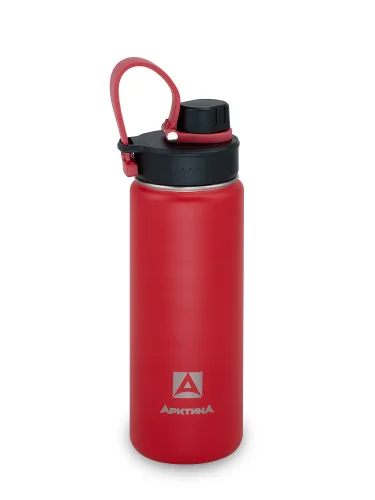Термос Питьевой с дополнительной крышкой 530 мл 708-530S Красный | Арктика