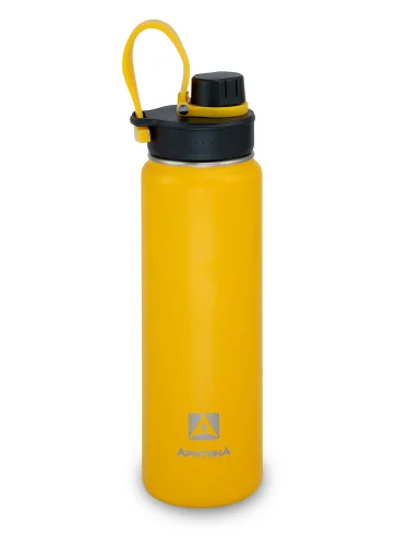Термос Питьевой с дополнительной крышкой 700 мл 708-700S Желтый | Арктика