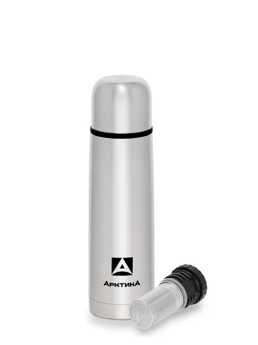 Термос Питьевой с ситечком 500 мл 101-500С Silver | Арктика