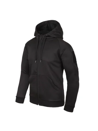 Толстовка Urban Tactical Hoodie FullZip Black | Helikon-Tex
