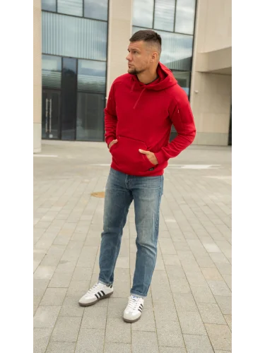 Толстовка Urban Tactical Hoodie Lite (Kangaroo) Red | Helikon-Tex