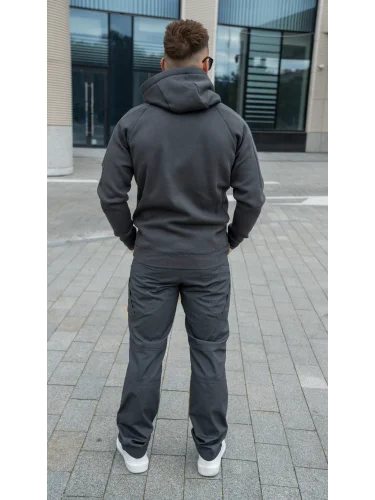 Толстовка Urban Tactical Lite FullZip Grey | Helikon-Tex